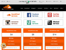 Tablet Screenshot of buysoundcloudlikes.com